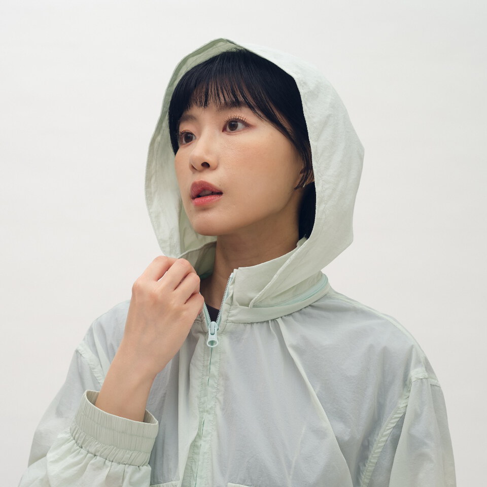 大口袋荷葉下擺防曬外套