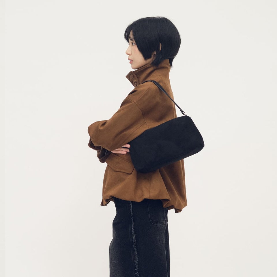 SAA3020-252 絨面皮感單肩包