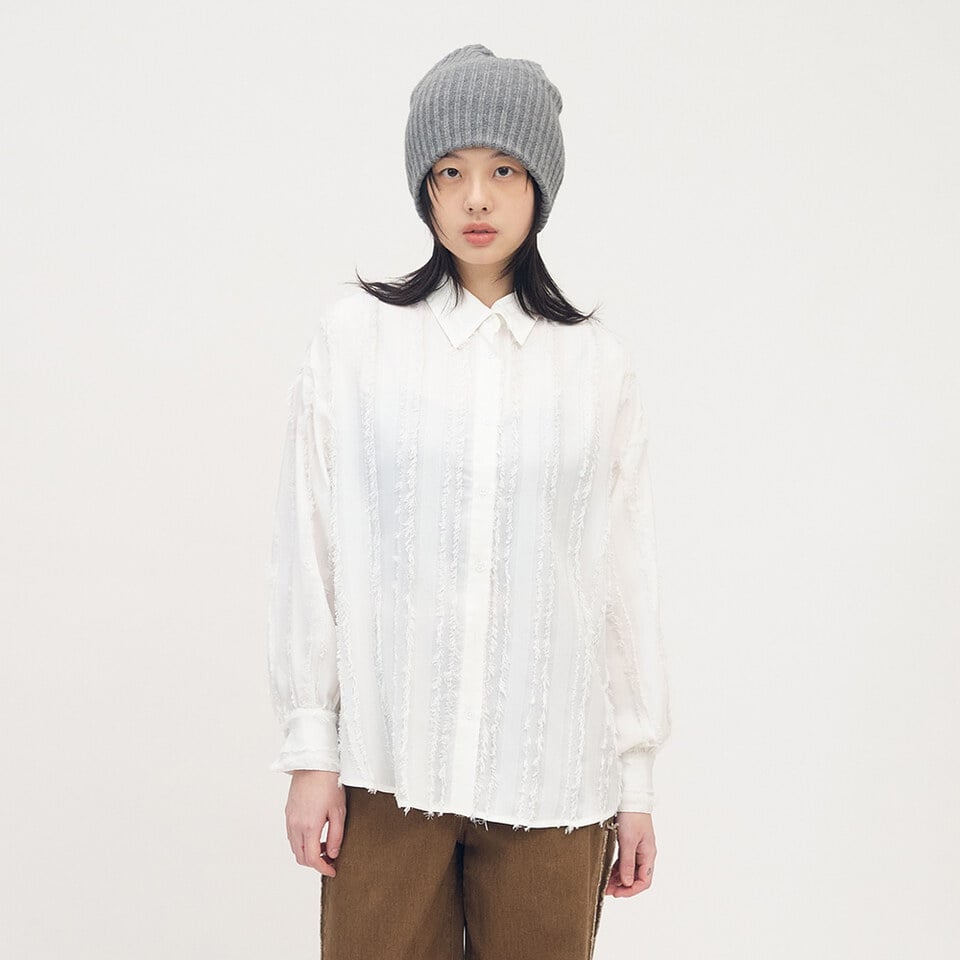 SAA3332-252 緹花襯衫