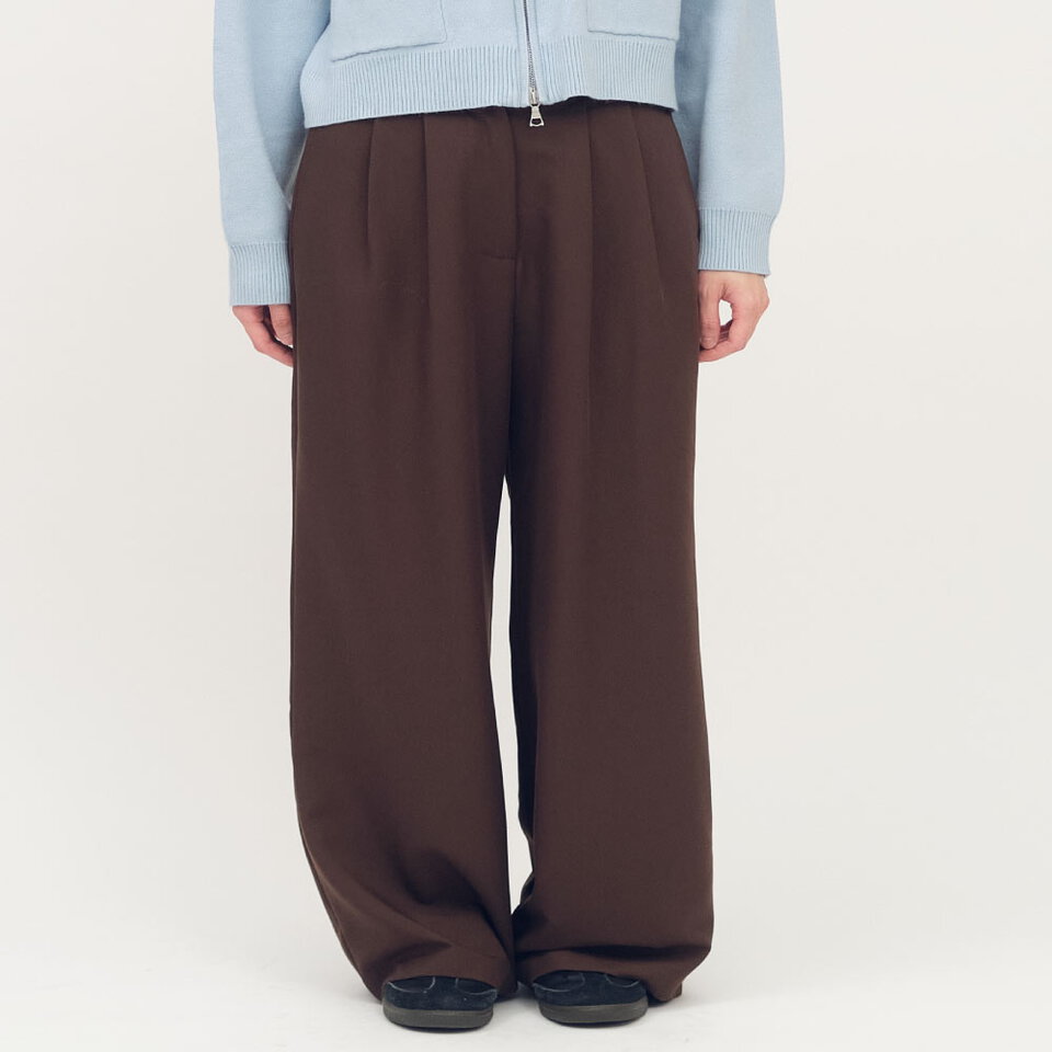 SAA4020-261 打褶西料寬褲