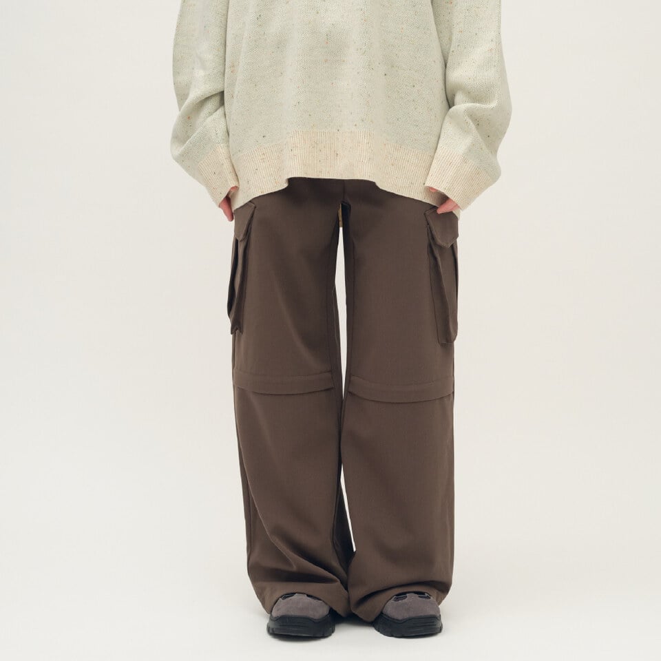 SAA4022-261 立體口袋西料工裝褲