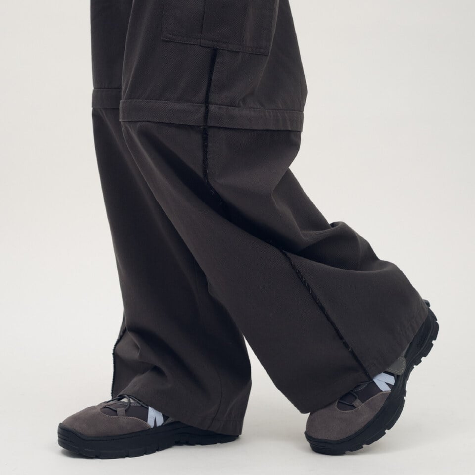 2WAY可拆工裝寬褲