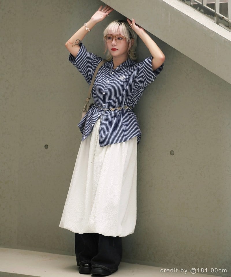 泡泡紗氣球裙