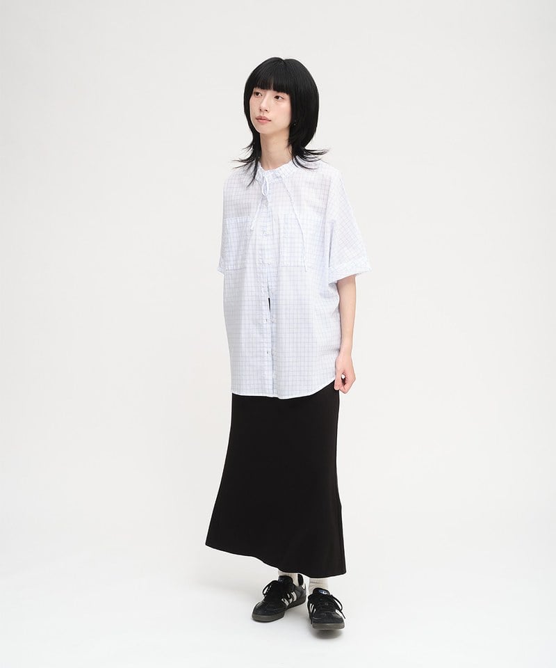 涼感修身尾裙
