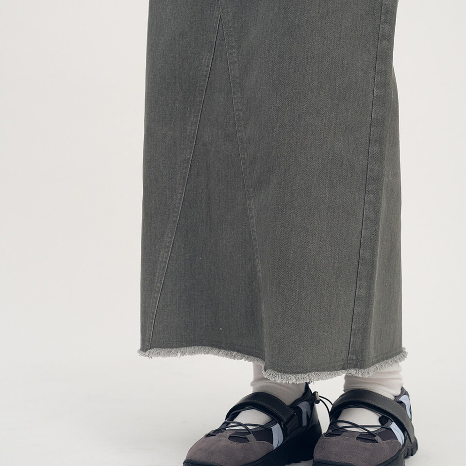 SAA5040-252 不收邊水洗長裙