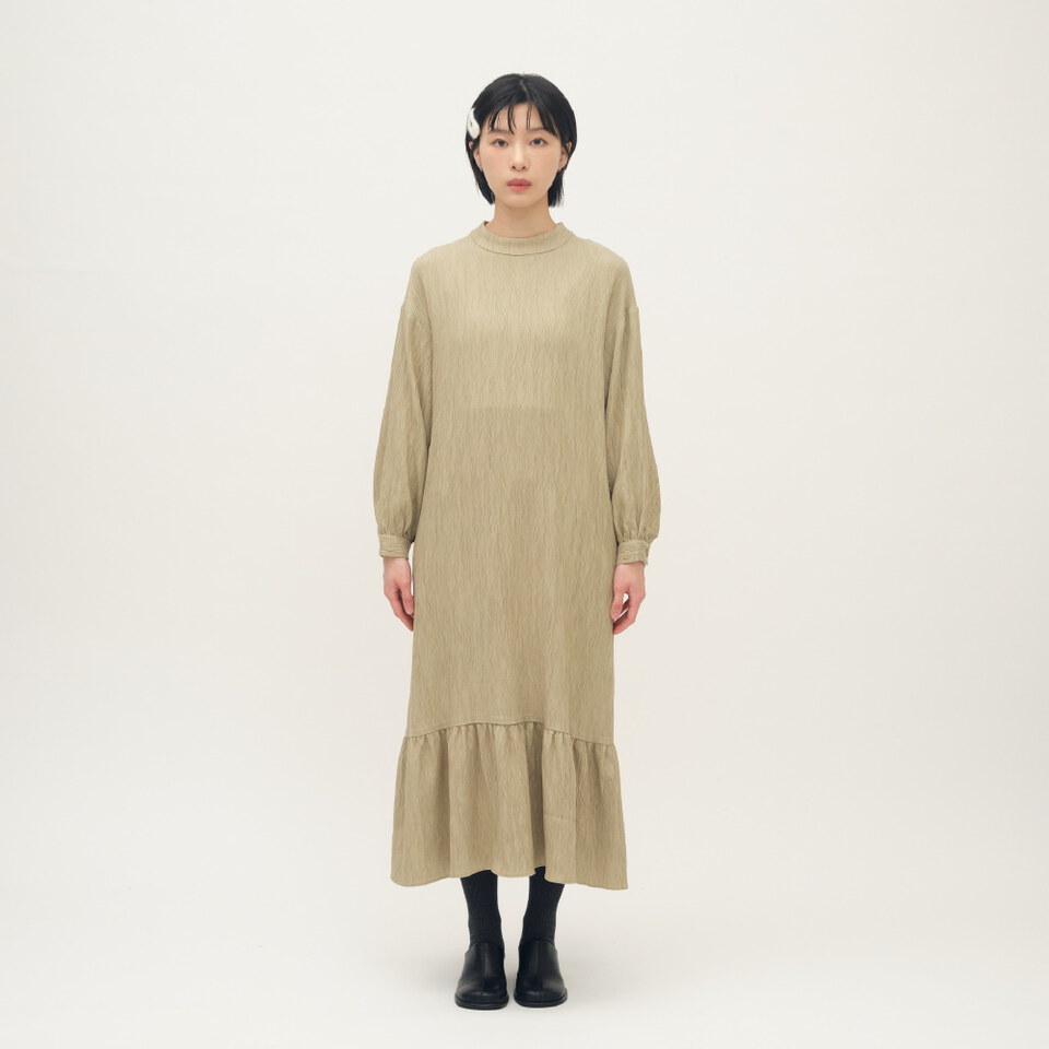 SAA5043-261 壓紋魚尾下擺洋裝