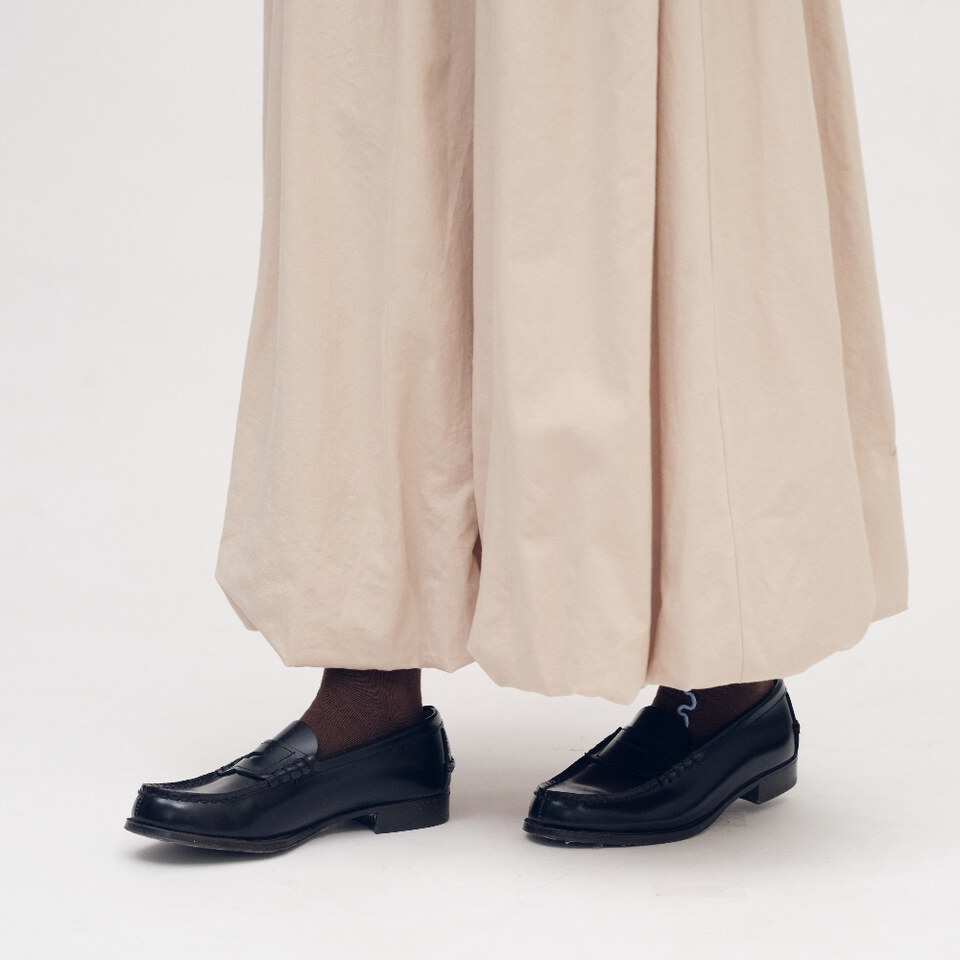 綁帶剪接氣球裙