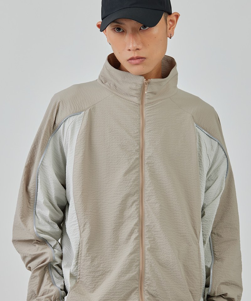 SFL9925-242 拼接外套 Oversize Flowing Jacket