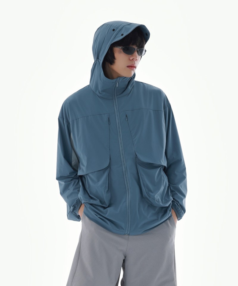 連帽外套 Paneled Lightweight Jacket