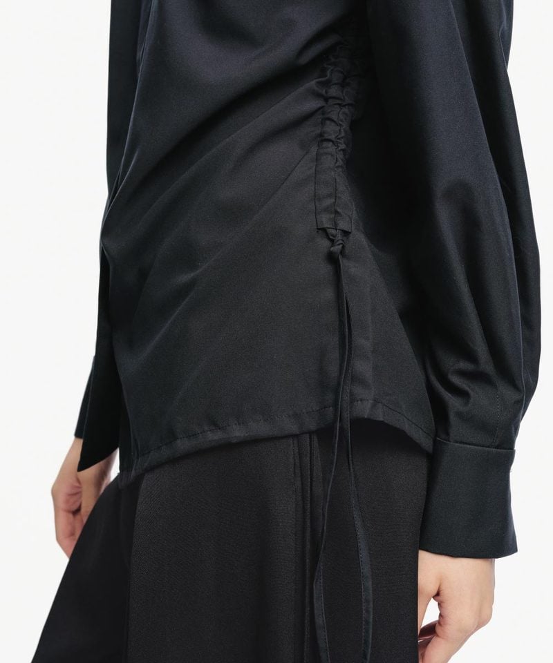 SFL9928W-252 下擺抽繩襯衫 Pleated Collar Drawstring Shirt