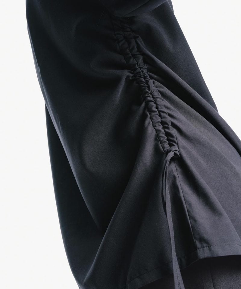 SFL9928W-252 下擺抽繩襯衫 Pleated Collar Drawstring Shirt