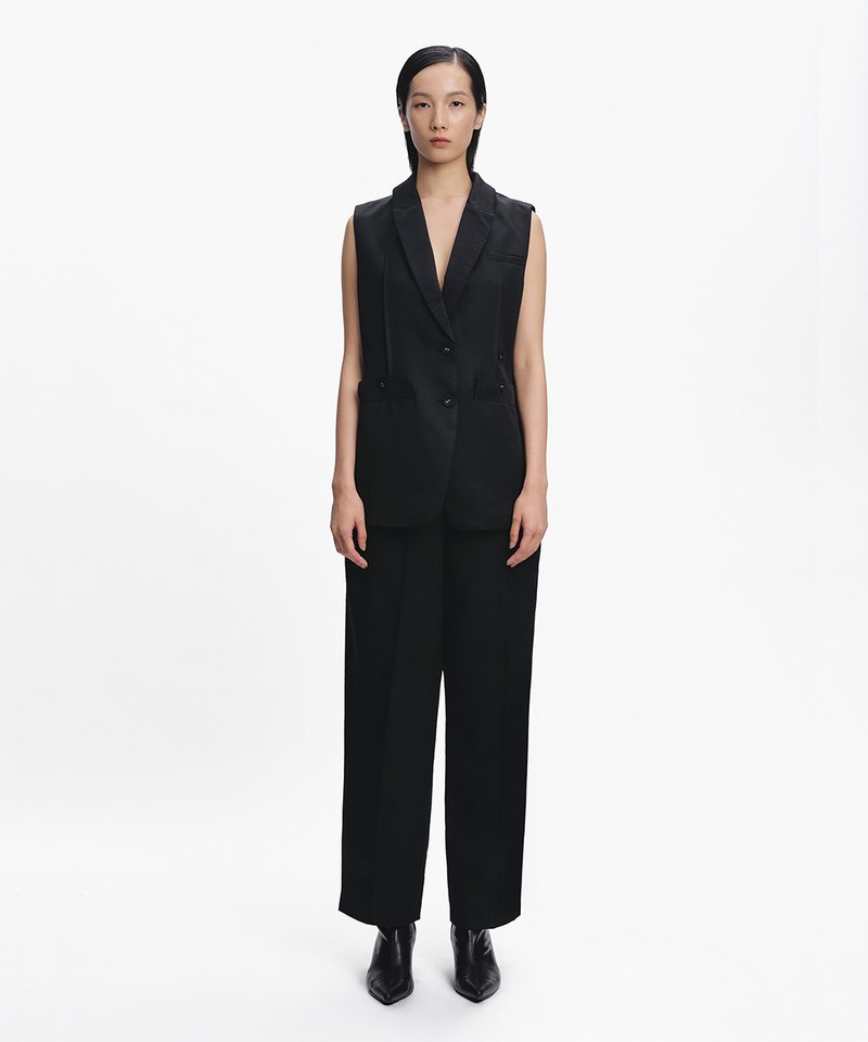 SFL9929W-252 打褶立體感長褲 Double Pleated Tailored Pants