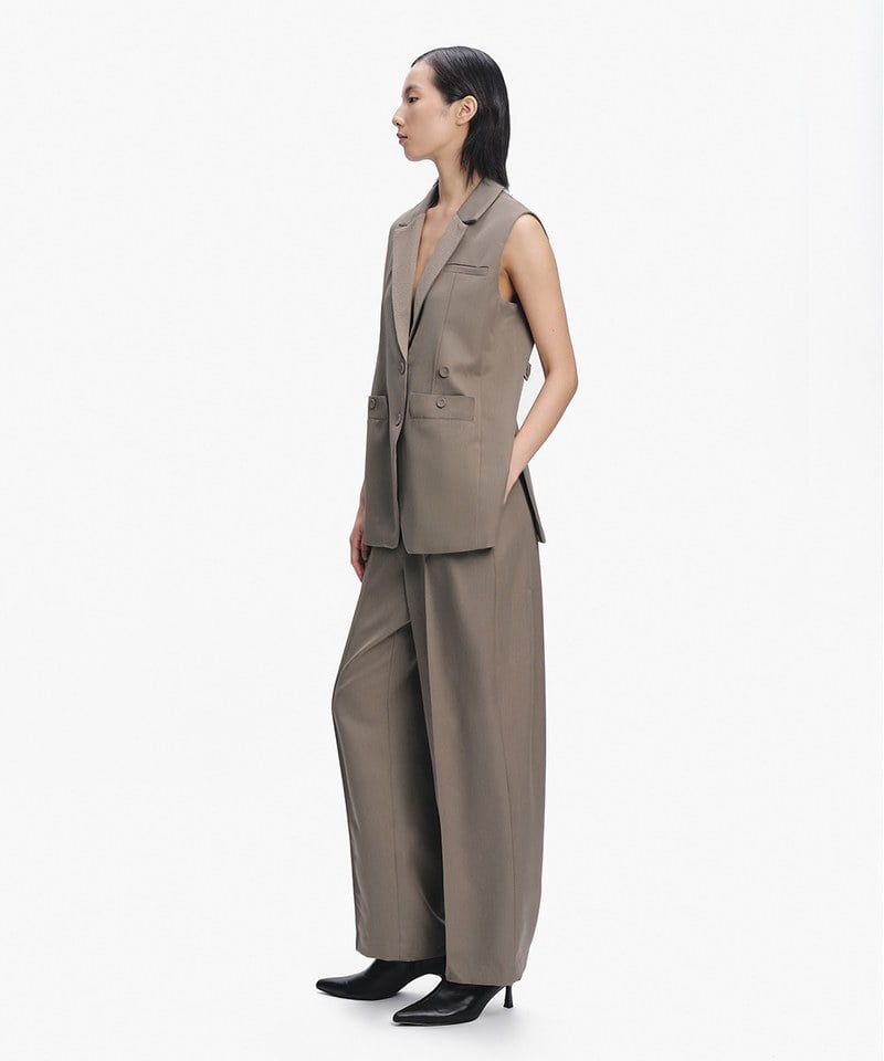 SFL9929W-252 打褶立體感長褲 Double Pleated Tailored Pants