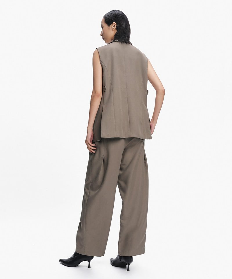 SFL9929W-252 打褶立體感長褲 Double Pleated Tailored Pants