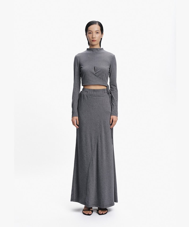 不對稱魚尾裙 Asymmetric Construction Skirt
