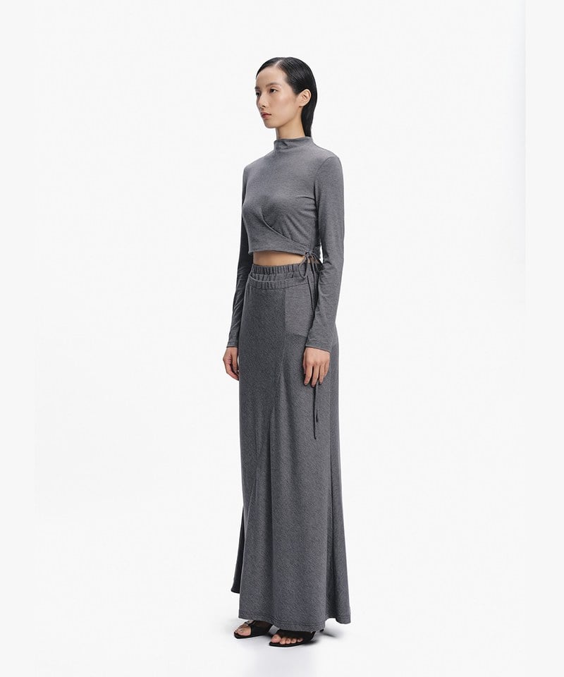 不對稱魚尾裙 Asymmetric Construction Skirt