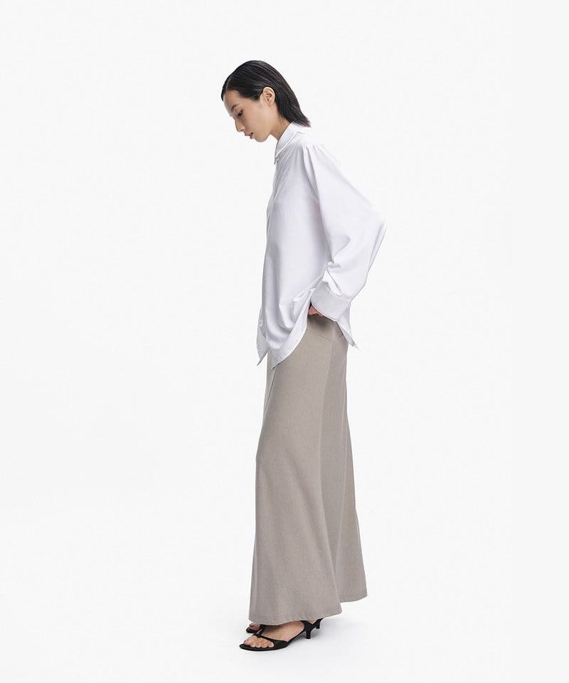 不對稱魚尾裙 Asymmetric Construction Skirt