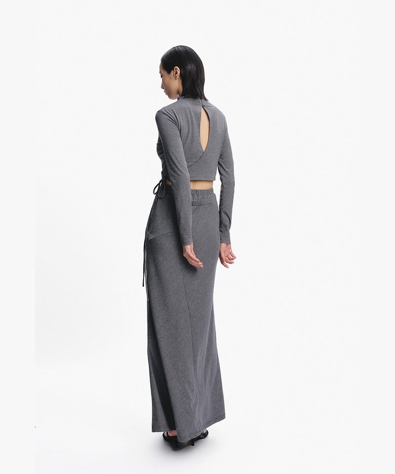 不對稱魚尾裙 Asymmetric Construction Skirt
