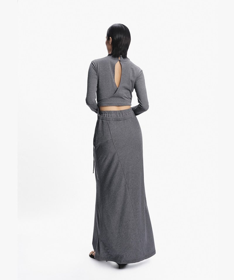 不對稱魚尾裙 Asymmetric Construction Skirt