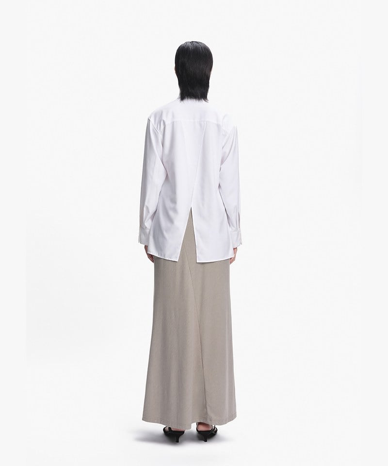 不對稱魚尾裙 Asymmetric Construction Skirt