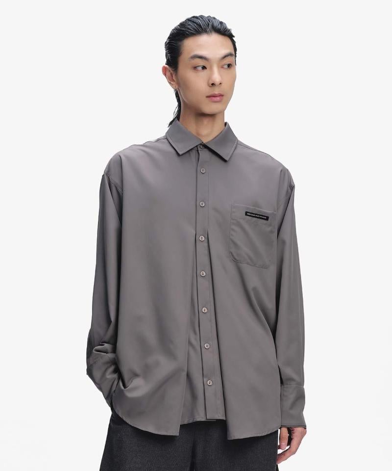 落肩口袋襯衫 Pleat Pocket Shirt
