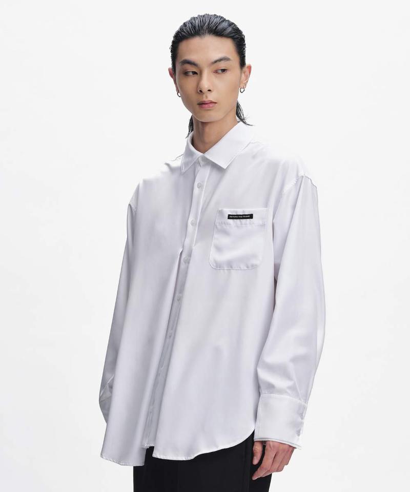 落肩口袋襯衫 Pleat Pocket Shirt