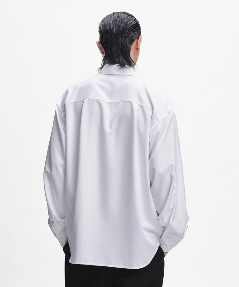 落肩口袋襯衫 Pleat Pocket Shirt
