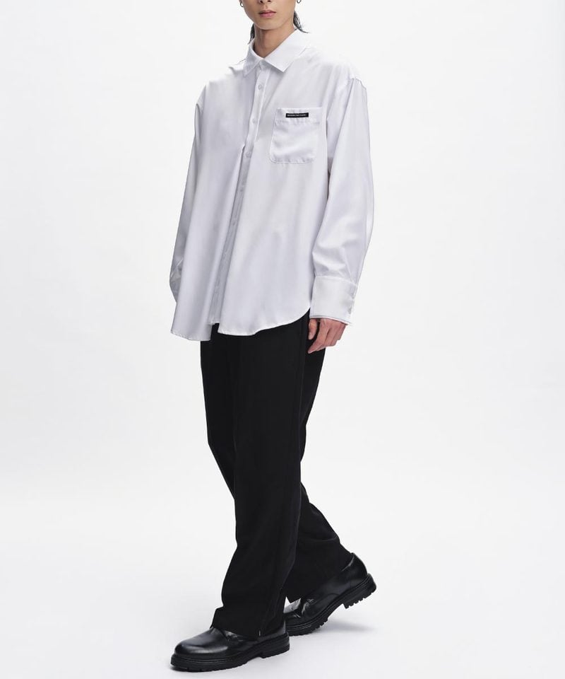落肩口袋襯衫 Pleat Pocket Shirt