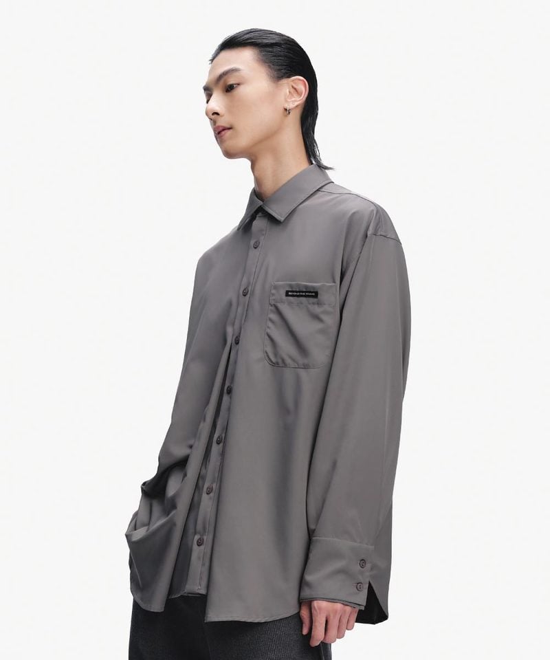 落肩口袋襯衫 Pleat Pocket Shirt
