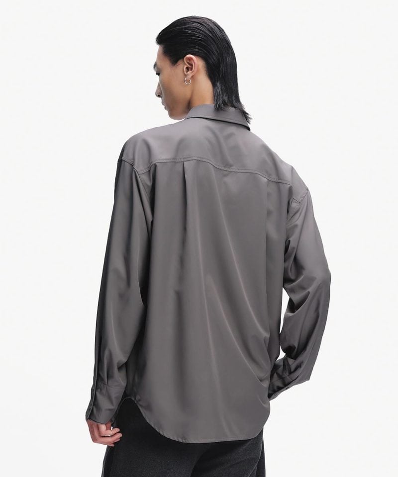 落肩口袋襯衫 Pleat Pocket Shirt
