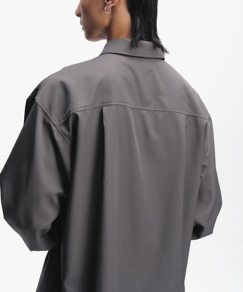 落肩口袋襯衫 Pleat Pocket Shirt