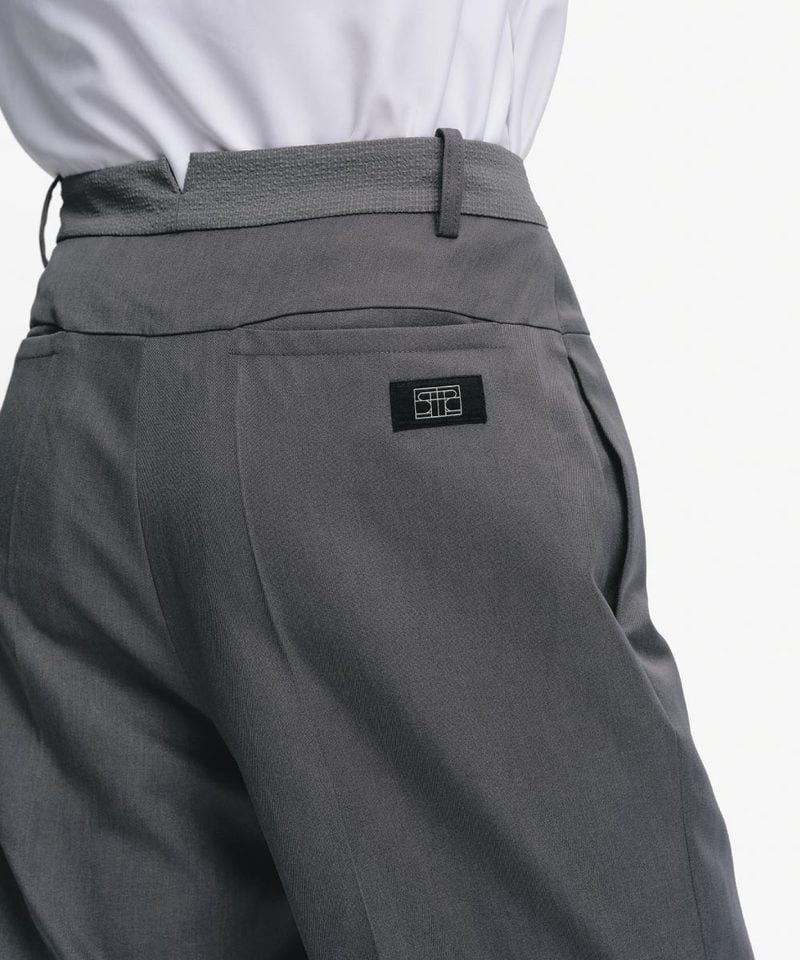 雙片剪裁錐形褲 Tapered Pants