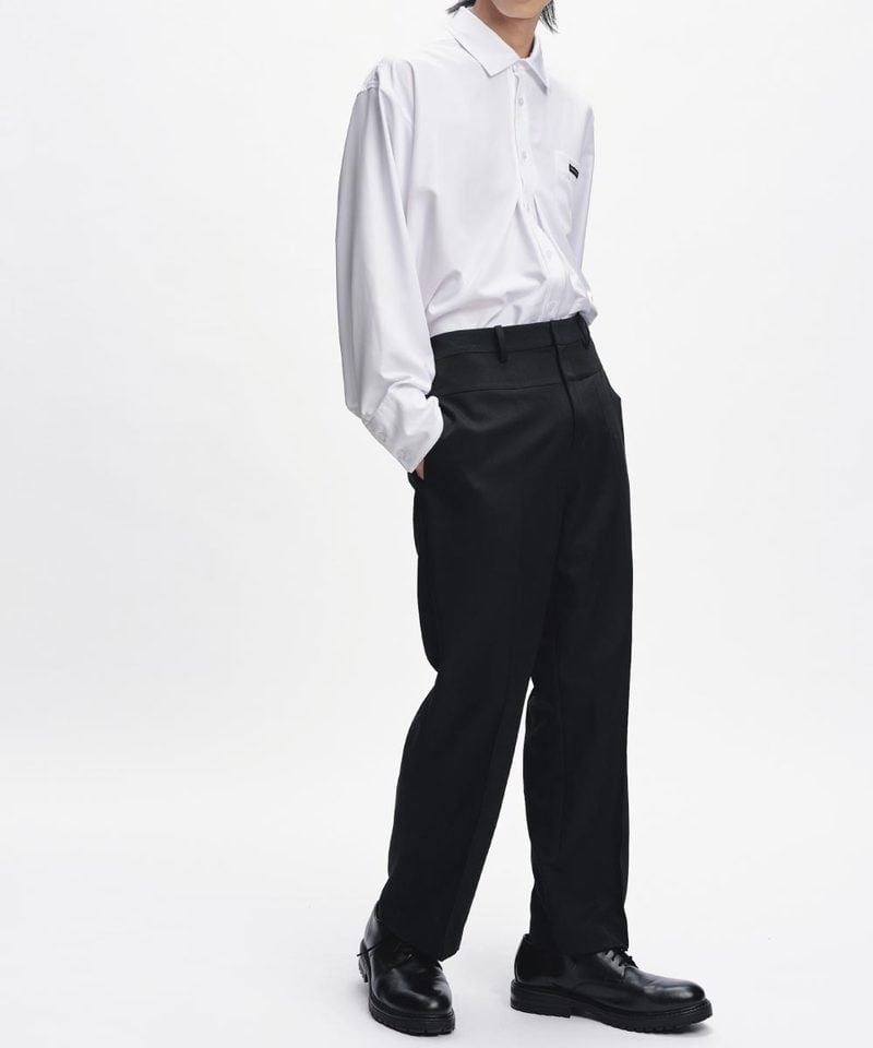 雙片剪裁錐形褲 Tapered Pants