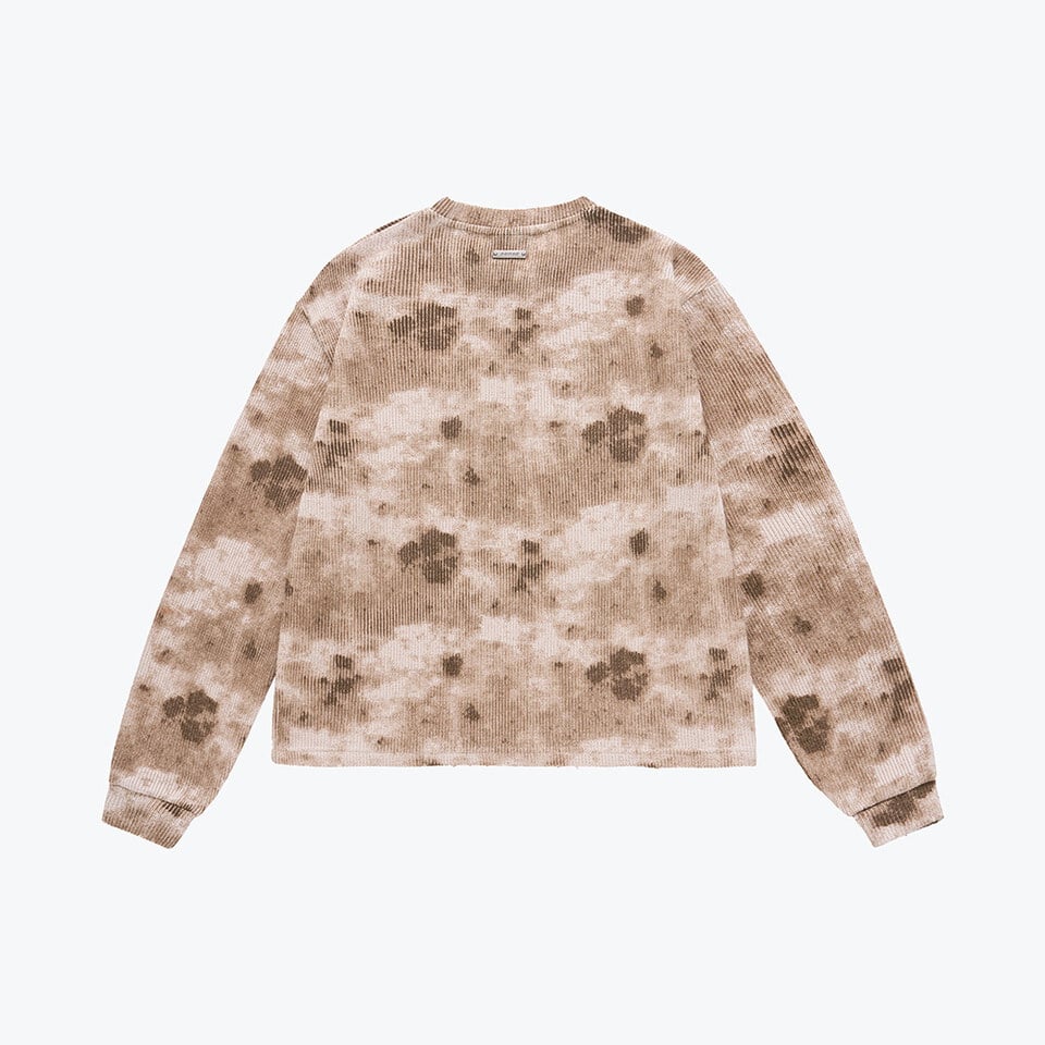 SNS0015-252 鐵鏽感刷染毛衣 Dirty Rust Sweater