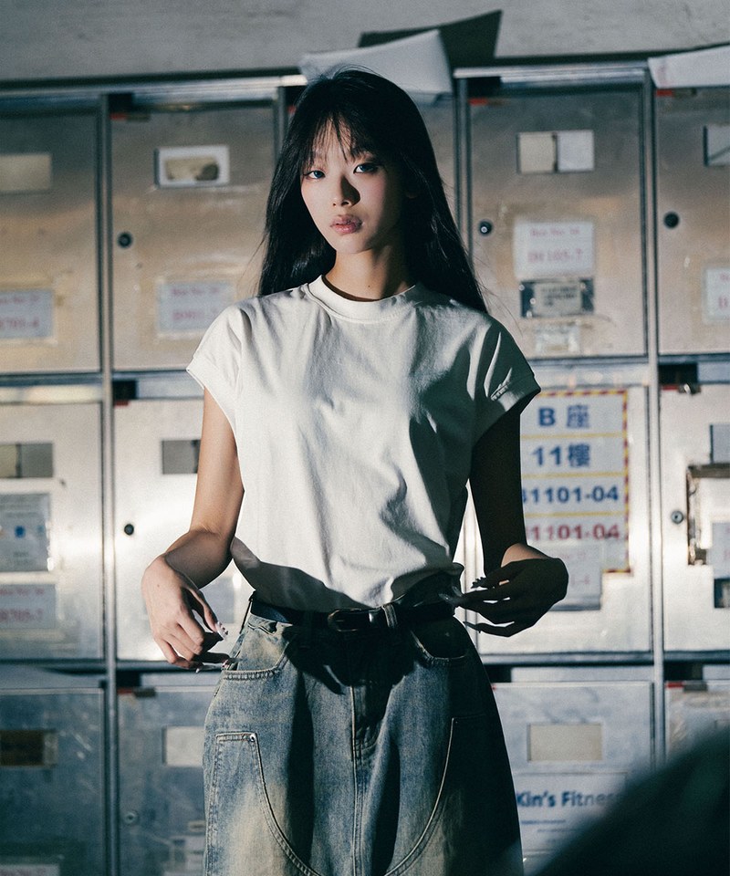 SNS0140W-251 無袖印花上衣 Break The sense Printed Top