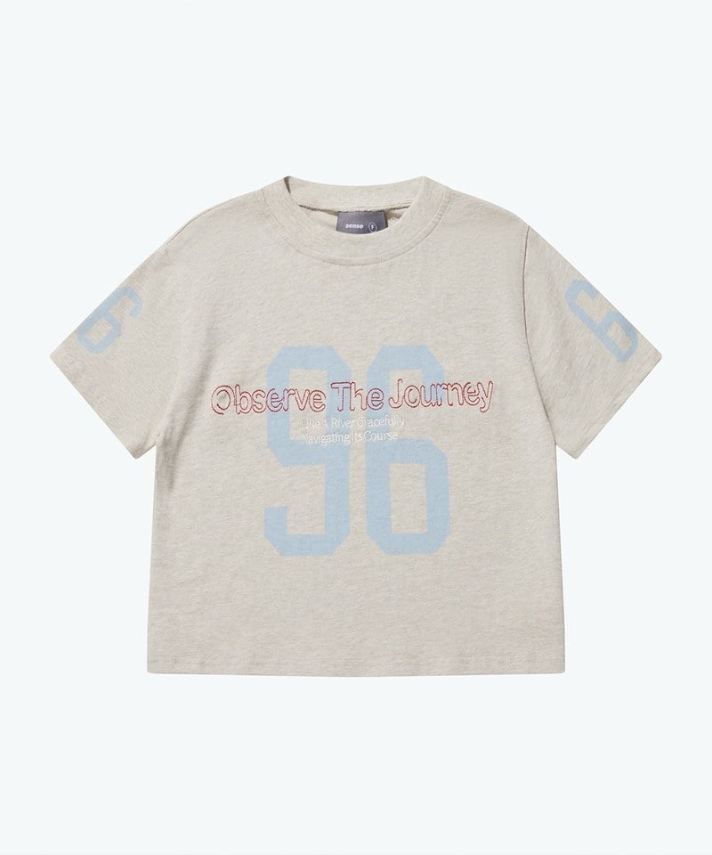 SNS0141W-251 短版印花上衣 Football Crop Tee