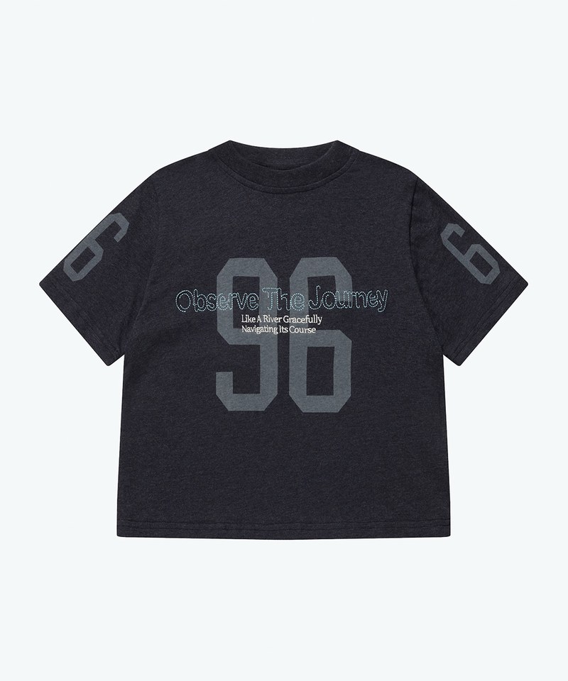 SNS0141W-251 短版印花上衣 Football Crop Tee