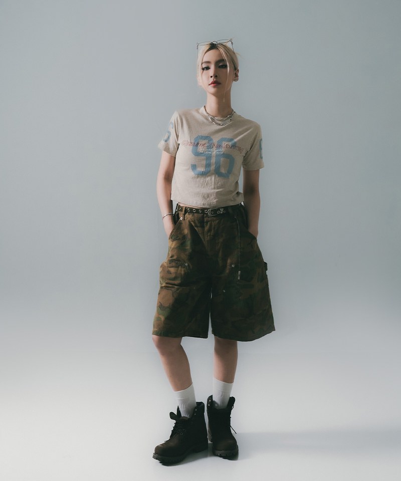 SNS0141W-251 短版印花上衣 Football Crop Tee