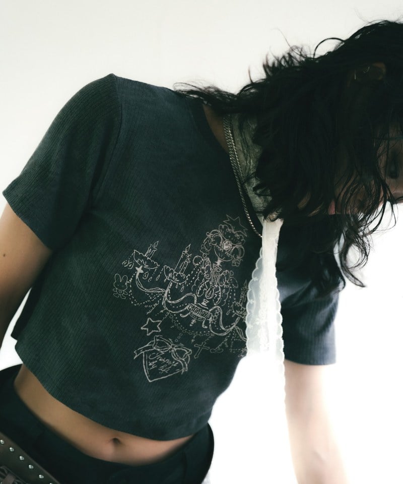 印花上衣 Crystal Chandelier Printed Top