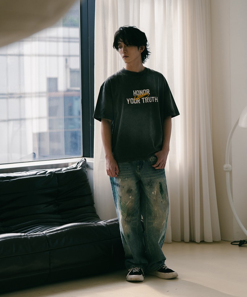 FM x SENSE 寬版水洗短袖 Washed Boxy Cut SS