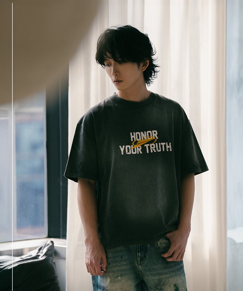 FM x SENSE 寬版水洗短袖 Washed Boxy Cut SS