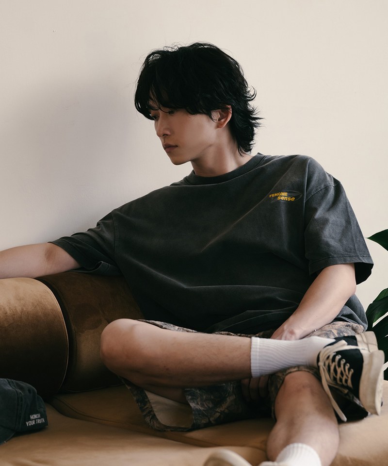 FM x SENSE 仿舊水洗Logo短袖 Fade Wash OG Logo SS