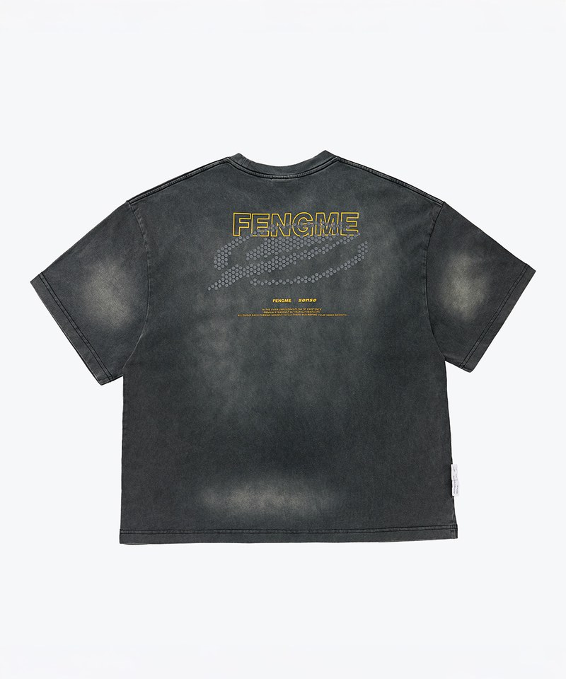 FM x SENSE 仿舊水洗Logo短袖 Fade Wash OG Logo SS