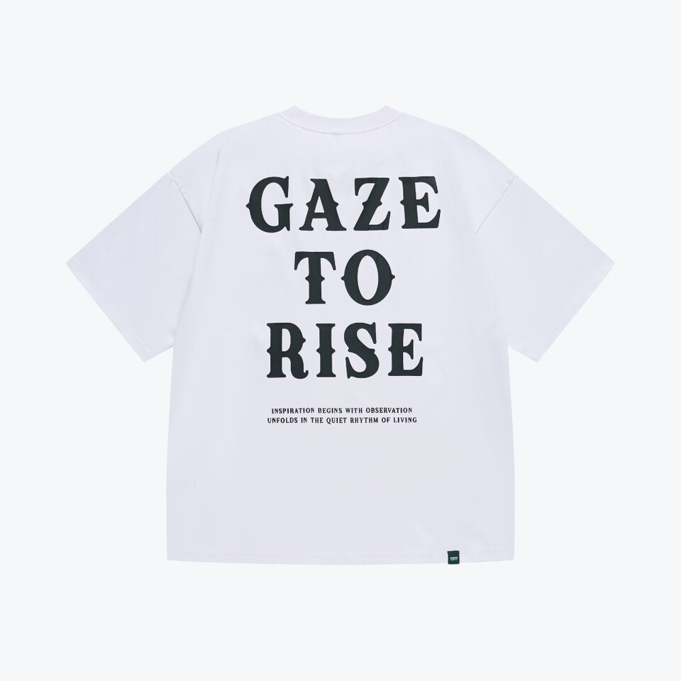 字母短袖上衣 Gaze Graphic SS