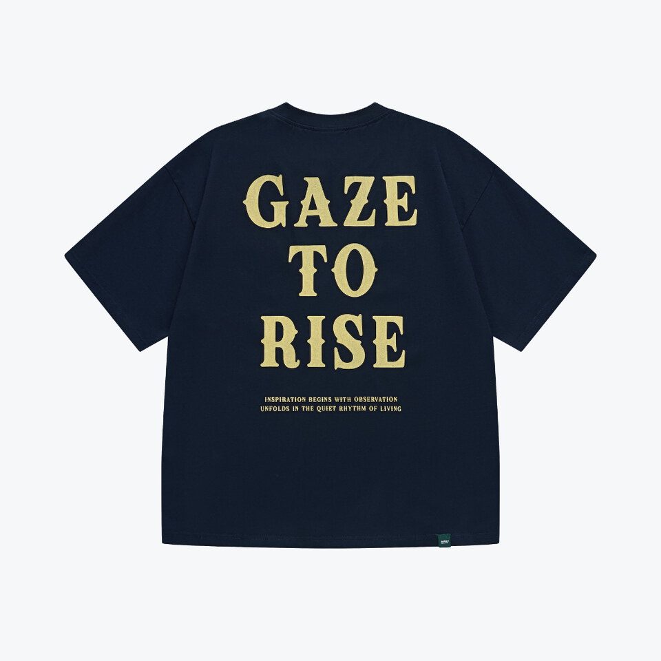 字母短袖上衣 Gaze Graphic SS
