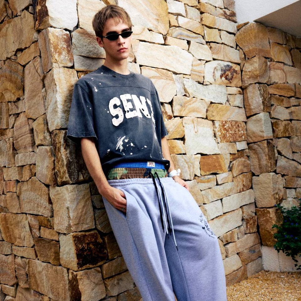 做舊短袖上衣 Drip Distressed Jersey SS