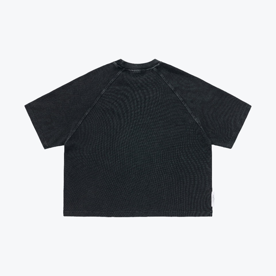 水洗華夫格短Tee Pigment Dyed Waffle Boxy Tee