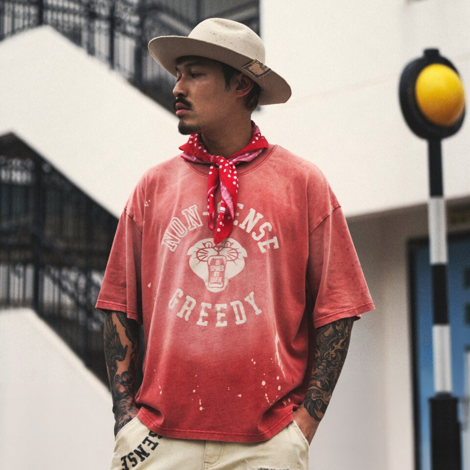 sense x Katol 聯名圖騰短Tee Wild Nonsense Splatter Tee