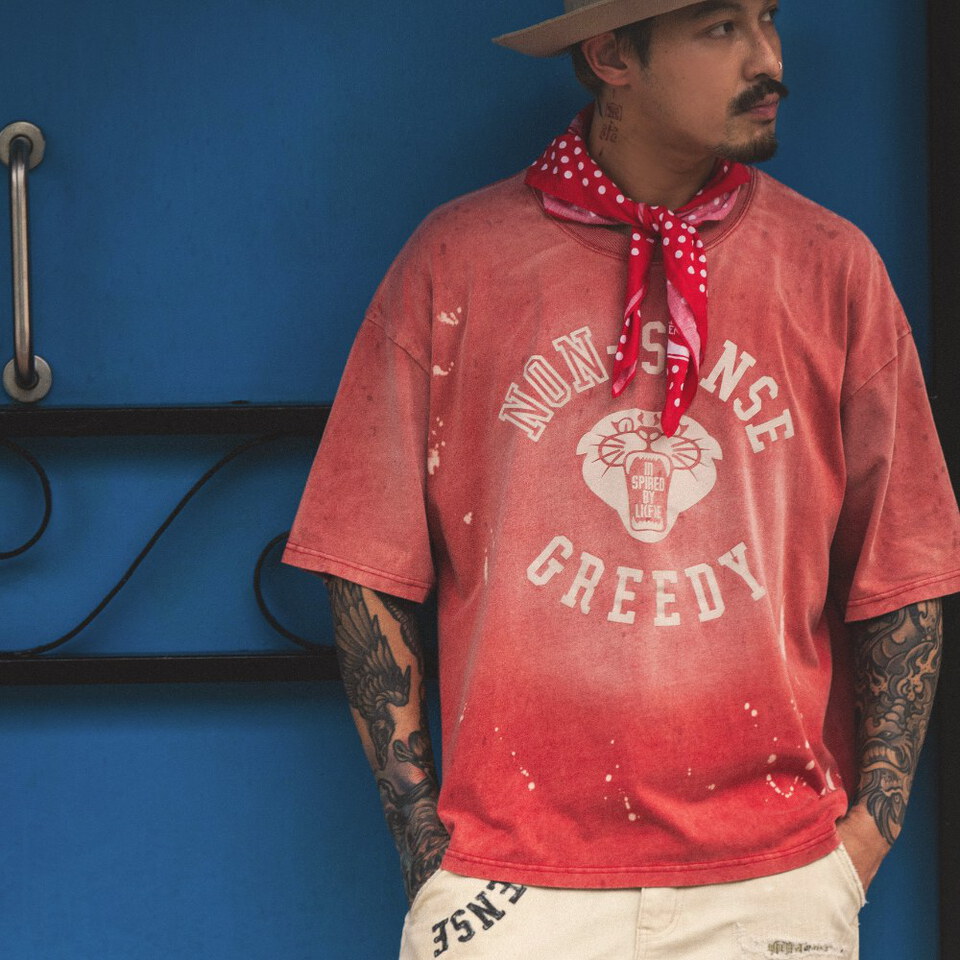 sense x Katol 聯名圖騰短Tee Wild Nonsense Splatter Tee