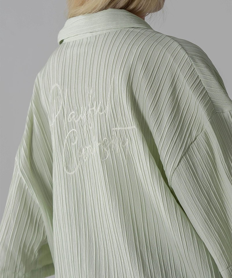 緹花刺繡襯衫 Jacquard SS Shirt